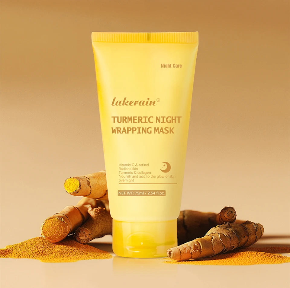 Lakerain Masque de Nuit Enveloppant au Curcuma 75ml