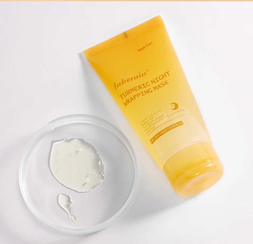 Lakerain Masque de Nuit Enveloppant au Curcuma 75ml