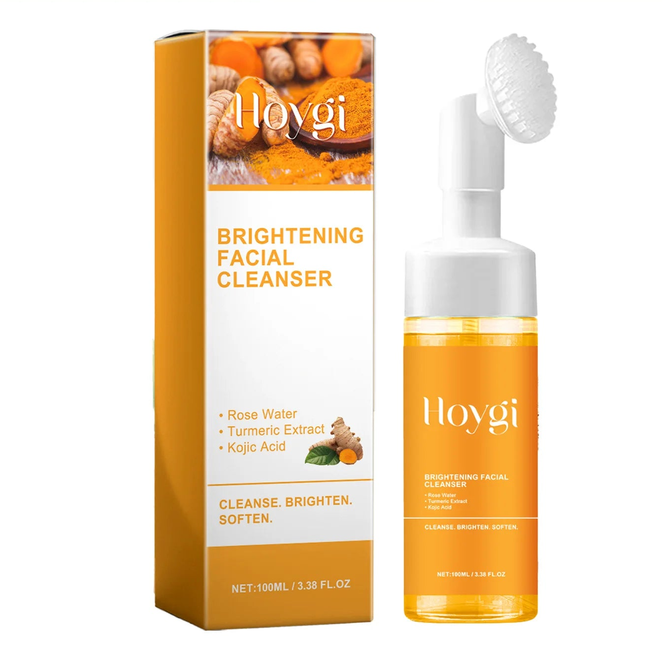 Mousse nettoyante au curcuma HOYGI 100ml